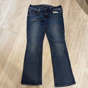 Classic Dark Blue Flare Jeans